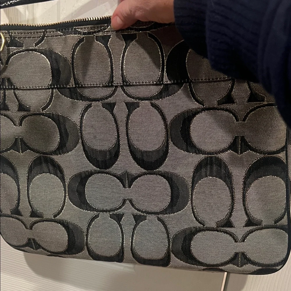 Coach Brown Signature Shoulder Bag - Picture 10 of 13